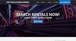 Desktop Screenshot of partybuscoloradosprings.net